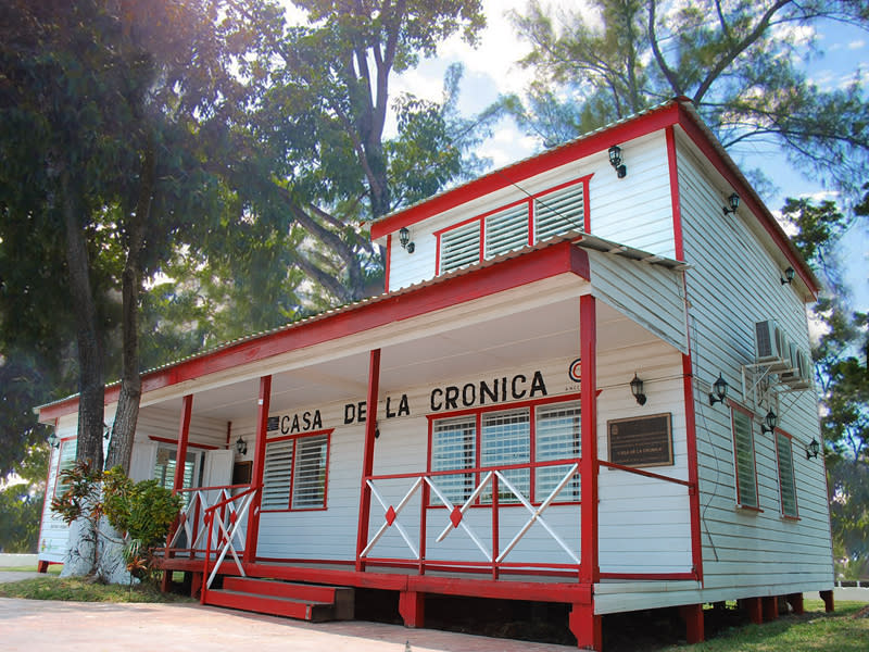 Front Entrance Of Casa de la Crónica In Chetumal